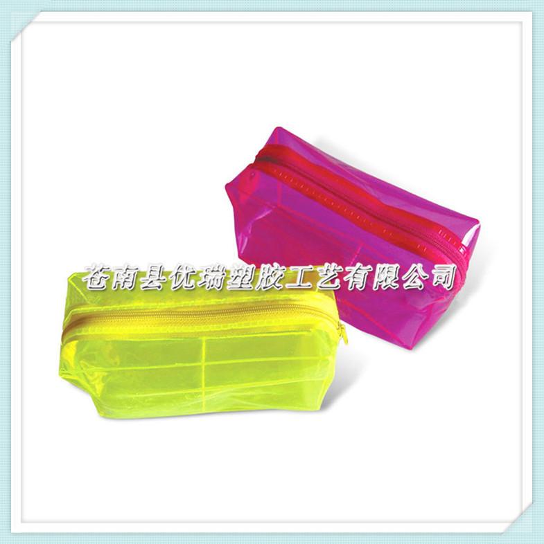 厂家直销包装薄膜PVC透明袋子 PVC化妆品袋 pvc软胶袋