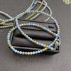 Colar de pérolas francês vintage de era média multi-colorido empilhável elegante delicado colar estilo Chanel de pérolas