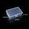 Venta Directa de Fábrica Caja de Plástico PP Rectangular Caja de Embalaje Transparente Caja para Piezas Pequeñas Caja para Piezas Caja de Almacenamiento de Joyería con Tapa