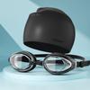 Gafas de natación para adultos, montura grande, HD, impermeables, antivaho, para miopía, buceo, protección ocular, gafas de natación, equipo profesional, gorro de natación transfronterizo
