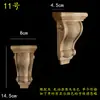 Madera maciza madera europea calcomanía de talla de madera pilar capitel viga soporte pared de fondo armario gabinete pasillo apertura mate cabeza de flor decorativa ménsula