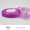 Cinta de Gasa de Nieve de 2 cm Rosa Material para Manualidades Lazo Accesorio para el Cabello Cinta para Empaquetar Sombreros Venta al por Mayor Hecho a Mano