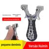 Huimin Little Devil pequeno monstro fantasma rosto liso couro 304 linha de corte de placa reta pressão rápida Flying Tiger estilingue dispositivo fabricante por atacado