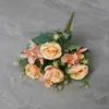 Rosas Artificiais, Flores Artificiais para Decoração de Casa, Atacado de Fabricantes, Tecido de Seda Arranjos Florais de Casamento, Projetos de Decoração e Arranjo