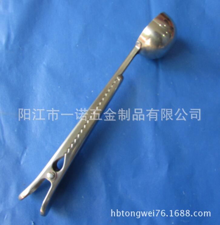 雪糕勺带夹咖啡匙S1034172A1丽新款,厚勺头
