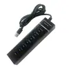 USB3.0HUB um-para-quatro hub de alta velocidade extensor usb computador usb splitter expande 4 portas e 7 portas