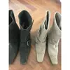 Colección nueva 2025: diseño de nicho, botas vaqueras de punta, elegantes y de alta gama, perfectas para un look urbano moderno