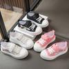 Zapatos de Lona para Niñas Transpirables Zapatos Blancos de Estudiante 2025 Otoño Nuevos Zapatos Casuales para Niños Tenis Deportivos Modernos