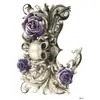 Tatuaje de brazo de flores al por mayor, directo de fábrica, nuevo, resistente al agua, duradero, protección del medio ambiente, tatuaje de imagen grande, suministro transfronterizo