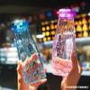 Botella de Agua Popular de Moda Taza Ins Taza de Cristal Colorida Taza de Diamante Taza de Regalo Vaso de Vidrio Creativo con Forma de Diamante Taza Portátil