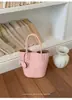 Bolso de mano minimalista de moda transfronterizo para mujer, nuevo bolso cubo de hombro elegante y moderno, bolso cruzado versátil