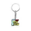 Llavero colgante de cuidado médico PVC pegamento suave hebilla decorativa DIY colgante de bolsa fiesta europea y americana regalo al por mayor