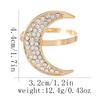 Venta Caliente Transfronteriza Europea y Americana Anillo para Servilletas de Metal Luna Sol Hebilla para Servilletas de Fiesta Festival Medio Oriente Lote de Anillos para Servilletas