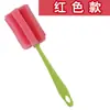 Cepillo de Taza Duradero Simple Cepillo para Botellas Cepillo de Limpieza de Cocina Paquete Blíster Esponja Cepillo de Esponja para Biberones Cepillo de Limpieza para Tazas