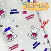 Porta-Cartão Transparente Deslizante Desenho Animado Anti-Perda Cartão de Campus Porta-Cartão de Água Cordão para Pescoço Capa Protetora para Crachá de Trabalho Lanyard Estilo Fofo