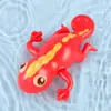 Brinquedo Pequeno para Brincar na Água de Bebê Transfronteiriço Bobina Inflável Brinquedo de Banho para Bebê Tigre de Desenho Animado Lagarto Brinquedo de Banho para Brincar na Água