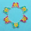 Accesorios de joyería para bricolaje, colgante de un solo color con patrón de mariposa, gota de aceite, collar de aleación, pulsera, colgante pequeño, venta al por mayor transfronteriza