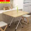 Mesa Dobrável Mesa de Jantar Aluguel Quarto Mesa Pequena Mesa de Jantar Dobrável Montagem Simples Barraca Dormitório Uso Externo Doméstico
