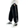 Calça de Moletom Forrada com Fleece Outono/Inverno para Meninos 2025 Nova Malha Grossa Calças Venda por Atacado Tendência
