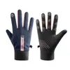 Guantes de Ciclismo de Invierno Zhongheng Otoño e Invierno Cálidos Forrados de Felpa Impermeables Silicona Antideslizante Resistentes al Desgaste para Hombres y Mujeres Deportes al Aire Libre