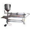 Máquina llenadora cuantitativa semiautomática pequeña de pasta líquida salsa de chile mantequilla de maní mermelada salsa de tomate lata Máquina