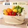 Cesta Drenante Dobrável de Camada Dupla Utensílios de Cozinha Bacia para Lavar Vegetais Bandeja de Frutas Doméstica para Sala de Estar Cesta de Armazenamento para Acampamento ao Ar Livre