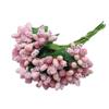 Transfronterizo 12 Piezas DIY Gasa de Vidrio con Cuentas de Hoja Estambre de Flor Corazón de Flor Guirnalda Accesorios para Caja de Dulces de Boda Guirnalda Cuentas para Rostro