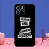 Funda para iPhone 15 con nueva tendencia de graffitis en inglés
