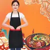 Delantal para invitados de restaurante de hot pot impresión de logotipo restaurante de barbacoa restaurante Haidilao delantal para invitados