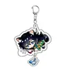 Popular llavero acrílico de alta calidad de Demon Slayer con Tokito Muichiro y Tomioka Giyu, lindo colgante para mochila regalo