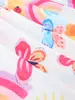 26 Vestidos Nuevos de Princesa para Verano, Vestidos para Niñas Estilo Europeo y Americano, Vestidos Infantiles de Manga Corta con Cuello Redondo y Estampado de Dibujos Animados, Una Pieza Envío Directo
