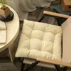 Cojín de Silla de Color Sólido Minimalista Estilo Japonés Transfronterizo, Cojín de Asiento de Algodón Wabi-Sabi, Almohadilla para Silla para Restaurante, Uso en Casa, Mirador, Juego de Futón