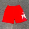 Marca de moda estilo americano SYNA WORLD Traje de manga corta estilo taladro High Street Hip Hop Ins Verano Pantalones cortos casuales para hombres y mujeres