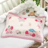 Toalla de almohada para niños 40X60cm gasa de algodón absorbente de sudor princesa niño caricatura jardín de infantes bebé algodón almohada pañuelo para la cabeza