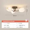 Luz Principal de Sala de Estar de Alto Padrão Estilo Francês 2026, Lustre Decorativo Tulipa Minimalista Moderno Estilo Creme para Sala de Jantar Quarto