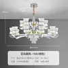Lustre de cristal de luxo, de alta qualidade e elegante, adequado para sala de estar, sala de jantar e quarto, com iluminação que cuida dos olhos, garantia de 6 anos, luminárias de Zhongshan e outras opções