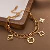 Joyería Transfronteriza Europea y Americana de Venta Caliente Pulsera de Acero de Titanio Estilo Coreano Temperamento Bohemio Pulsera de Acero de Titanio que no se Desvanece Joyería de Mano para Mujer