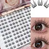 Pestañas Postizas Transfronterizas para Exportación, Gran Capacidad, Ligeras, Estilo Girasol de Doble Punta, Aspecto Suave y Natural, Versátiles, Pestañas Postizas sin Pegamento