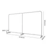 Colgadores de tienda de ropa acero inoxidable plata cepillada estantes de exhibición de tiendas de mujeres en el estante central escaparate piso
