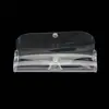 Estojo para óculos de presbiopia masculino e feminino portátil simples resistente a quedas ultraleve PVC estojo para óculos caixa macia caixa plástica flip