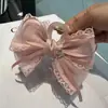 Nuevo Clip para el Cabello de Encaje con Pedrería y Moño Estilo Coreano de 13 cm para Mujeres, Accesorio Versátil de Princesa para el Cabello al por Mayor