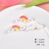 Nuevos accesorios pequeños de resina de unicornio estrella al por mayor hechos a mano DIY funda de teléfono sombreros horquilla crema pegamento accesorios