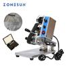 Máquina codificadora de impresión en acero por calor directo a presión manual ZONESUN ZY-RM5 Máquina de impresión en caliente con cinta de color eléctrica Máquina marcadora de fechas