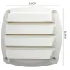 Puerto de Ventilación y Escape de Plástico ABS Marino para Pared Exterior, Rejilla de Aire de Plástico, Ventilación de Extractor de Plástico, Ventilación de Cabina