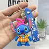 Colgante de Stitch de Dibujos Animados Llavero Divertido de Lilo y Stitch Colgante Muñeco de Plástico Suave Caja Ciega