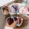 Gafas de Sol Cuadradas de Girasol 2025 Moda Letra Marco Cuadrado de Perla Gafas de Sol para Foto de Fiesta de Cumpleaños para Hombres y Mujeres