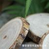 Rodajas Finas Redondas de Madera para Jardín de Infancia, Rodajas Naturales de Madera, Materiales para Pintar a Mano DIY, Pintura sobre Madera Maciza, Anillos de Árbol, Materiales Redondos de Madera