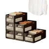 Caja de almacenamiento expandible, separador de cajones, organizador de gabinete de cocina, cesta de almacenamiento de escritorio para bocadillos y artículos varios, caja de almacenamiento