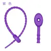 Servicio de Dropshipping para el Suministro Transfronterizo de Cordones de Hebilla de Goma Suave de Colores, Ataduras de Cable de Silicona, Llaveros y Pequeños Regalos