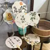Pensamiento de Siete Colores Nueva Chinoiserie Festival de Mitad de Otoño Abanico Joyería Caja de Regalo Empaque de Regalo DIY Decorativo Floristería Flor Joyería